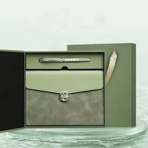 Juego de Cuadernos <span class=keywords><strong>A5</strong></span> de Lujo Hechos a Mano al por Mayor con Logotipo Personalizado, Memoria USB, Bolígrafo, Regalo Corporativo Promocional para Ejecutivos - Product Image 5