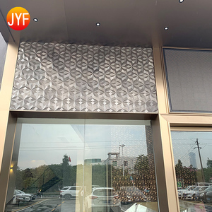 Hoja de acero inoxidable estampada para decoración de pared de Hotel, oro rosa 3D, superventas, productos de China - Product Image 2