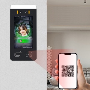Máquina de Control de Asistencia con Reconocimiento Facial Biométrico Android de 7 Pulgadas, con Visión Nocturna, Código QR y Control de Acceso con Tarjeta Perforada - Product Image 1