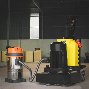Hot sale 4 head portable terrazzo industrial large cement grinder concrete floor grinder with dust collector