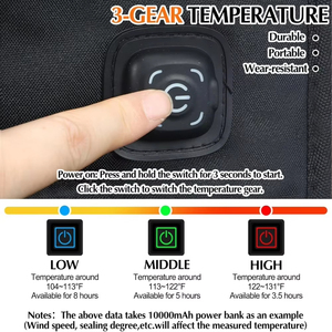Fitness Thermal Support Cushion USB Waterproof 3 Temperature Adjust Polyester Filling Seat <b>Pad</b> for Car Office Outdoor Sport - Product Image 5