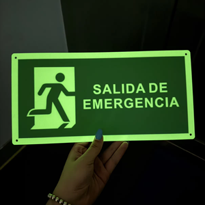 Señal <span class=keywords><strong>de</strong></span> Advertencia <span class=keywords><strong>de</strong></span> Seguridad contra Incendios <span class=keywords><strong>de</strong></span> PVC que Brilla en la Oscuridad, Señal Fotoluminiscente <span class=keywords><strong>de</strong></span> Salida, Instrucciones <span class=keywords><strong>de</strong></span> Extinción <span class=keywords><strong>de</strong></span> Incendios, Señal <span class=keywords><strong>de</strong></span> Evacuación - Product Image 6