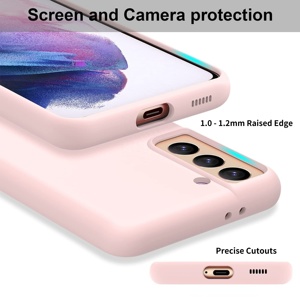 Pour pour S21 Ultra Liquide Silicone Antichoc Téléphone Cas Échantillon Gratuit De Luxe Personnalisé Couleur Compatible A52 A51 A72 S20FE - Product Image 4