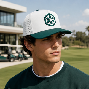 Embroidery Design 5 Panel Golf Cap Custom Logo High Quality Low MOQ Hook Loop Velcro Closure Quick Dry Durable Men - Product Image 6
