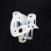 Anneaux Raschig de type couronne en plastique PP PE CPVC Heilex de 50/76/100 mm pour tours de distillation, moulage par soufflage et découpe par injection