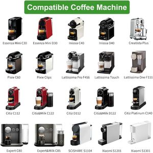 100 Cápsulas de Aluminio Desechables y Reutilizables para Café, Cápsulas para Espresso con Tapas Adhesivas y Sellos - Product Image 6