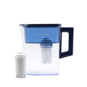 Hot Selling New Design Bpa Free Office And Family Use Great Tasting Glass Water Filter Pitcher Purewell Jug