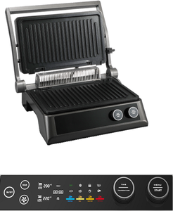 2000W Smokeless Contact BBQ <b>Machine</b> <b>Waffle</b> Plates High Quality Metal Construction Class a Household Smokeless - Product Image 2