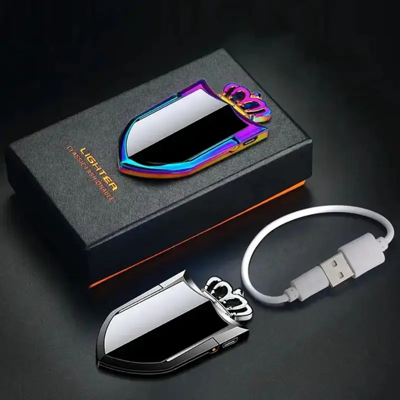 2 In 1 Portable Creative USB Lighter Can Be Used As A Mobile Phone Holder Multi-function Cigarette Lighter Accessory Car