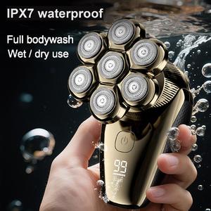 CITICITY Customized 7Head Household Rotary <b>Shaver</b> Waterproof Profesional Rechargeable Mens Balls <b>Shaver</b> Electric <b>Shavers</b> for Men - Product Image 5