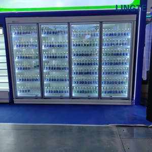 Réfrigérateur commercial à compresseur à distance pour boissons, avec ventilateur de refroidissement, pour supermarché de grande taille - Product Image 2