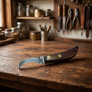 Cuchillo para Pezuñas Estrechas NVC con Mango de Plástico para Herradores de Caballos, Modelo 2-350-33 - Product Image 1