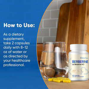OEM Marque Privée 1200mg Extrait de Berbérine HCL Capsules Vente en Gros Complément Alimentaire Biologique Végétalien pour Adultes Hommes et Femmes - Product Image 5