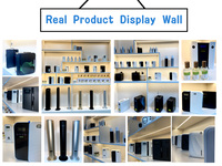 Diffuseur d'huiles essentielles sans eau 40 ml, mural, en verre, à brancher, commercial, mécanique, 5V LED, léger