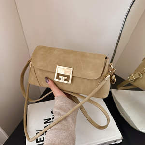 High quality women's crossbody bag made of PU material with pleated decorations, <b>portable</b> design, shoulder bag - Product Image 4