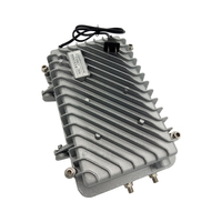 Mini receptor óptico de fibra de 2/4 puertos para exteriores, catv ftth, estilo activo, con agc