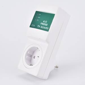 Protector de Voltaje Estilo Europeo 20A con Protección Contra Sobretensiones para Aire Acondicionado, Refrigerador y Televisor - Product Image 2