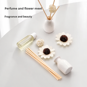 Hot-Selling Lavender Flameless Aromatherapy Set Customizable Glass Essential Oil <b>Diffuser</b> Long Lasting Fragrance Alcohol Free - Product Image 5
