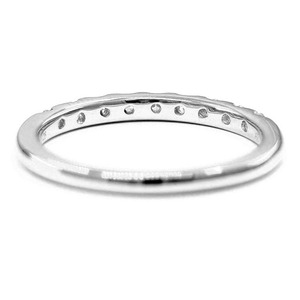 KOK Haute Qualité Designer Empilable Tendance De La Mariée 18K Or Blanc Massif Réel Diamant Bagues De Fiançailles De Mariage Pour Les Femmes - Product Image 3