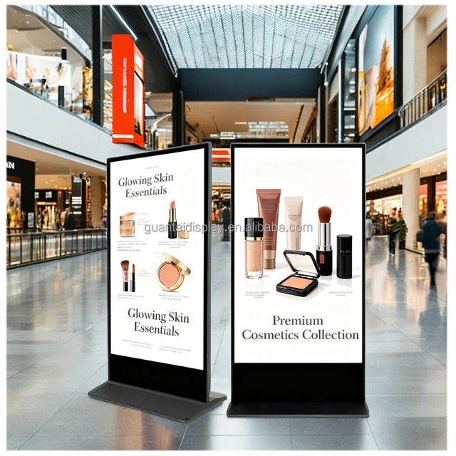 Full Screen Interactive Android Advertising Display Kiosk - 75 Inch Touch Screen with Digital Content Management System (CMS)