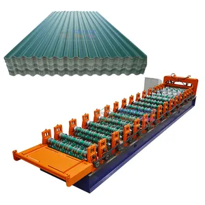 Maquinaria para Techos Metálicos Liming, Máquina para Fabricar Paneles <span class=keywords><strong>de</strong></span> Techo Corrugados <span class=keywords><strong>de</strong></span> Lámina <span class=keywords><strong>de</strong></span> Hierro IBR - Product Image 4