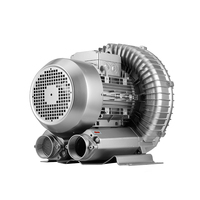 Souffleur électrique sans huile à double turbine en aluminium haute pression à deux étages pour l'aération industrielle