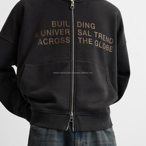 Vente en gros de sweat à capuche pour homme en coton épais de qualité, impression bouffante, pull de luxe, sweats à capuche surdimensionnés personnalisés pour l'hiver - Product Image 4