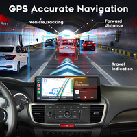 Autoradio GHive avec écran tactile de 12,3 pouces, Android 14, Carplay pour Honda Accord 9 2012-2017