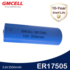 แบตเตอรี่แบบกำหนดเอง ER17505 พร้อมขั้วต่อสายไฟ แบตเตอรี่ 3.6V 3.5Ah สำหรับมิเตอร์น้ำอัจฉริยะ NB-IOT, มิเตอร์แก๊ส - Product Image 2