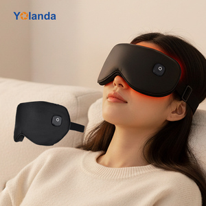 Masque oculaire chauffant portable sans fil rechargeable Yolanda, 2 niveaux de chauffage, masque oculaire occultant pour dormir - Product Image 1