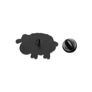 Épingles en émail Jésus 'Il est parti en mon aide' et 'Je vis pour Jésus', Broche Jésus Mouton, Badge de revers pour vêtements, Bijoux, Cadeaux pour amis - Product Image 3