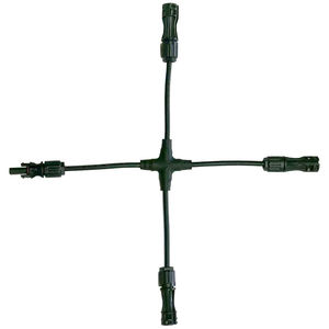 Cable de Conexión de Alta Tensión CC Solar con Fusible, Tipo Y/H/Recto/Travesaño, de 2 a 1, para Paneles Fotovoltaicos - Product Image 1