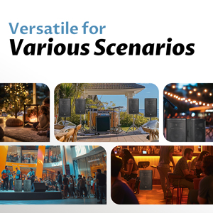 Độ Chính Xác Pro Âm Thanh CAO10D6-2K Chuyên Nghiệp 500W 10 Inch Hệ Thống Âm Thanh Powered Loa Đặt Nhựa Loa Hoạt Động - Product Image 6