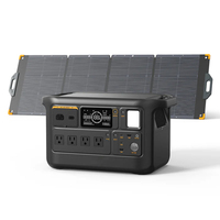 Station d'alimentation portable 1920Wh, générateur solaire 2400W, batterie de secours MPPT pour le camping en plein air, la maison et les situations d'urgence