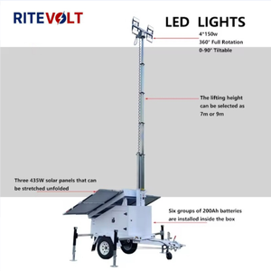 เสาไฟพลังงานแสงอาทิตย์รุ่น RST-3P DC24V แบบประหยัดพลังงาน  แผงโซลาร์เซลล์แบบโมโนคริสตัลไลน์  เสาปรับระดับได้  ทนทานต่อการกัดกร่อนของน้ำ - Product Image 3