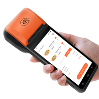 Terminal POS Portátil Directo de Fábrica, Android 13 GMS, Pantalla de 5.5 Pulgadas, Escáner de Código de Barras 2D, Impresora de 58 mm, NFC Tipo C para Comercio Minorista