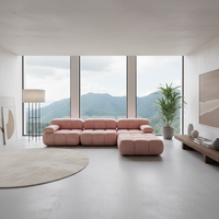 Canapé modulaire en kit avec mousse haute densité compressée pour aménagement de salon – Sourcing de mobilier