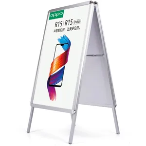 Hot Selling Aluminum Plastic Portable Poster Stand Outdoor Advertising Promotion A Frame Stand