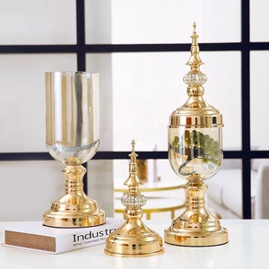 Vase à fleurs artificielles en métal avec verre, utilisé <span class=keywords><strong>pour</strong></span> <span class=keywords><strong>centre</strong></span> <span class=keywords><strong>de</strong></span> <span class=keywords><strong>Table</strong></span> <span class=keywords><strong>de</strong></span> noël - Product Image 4