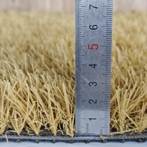 <span class=keywords><strong>Gazon</strong></span> artificiel <span class=keywords><strong>beige</strong></span> pour la décoration, tapis <span class=keywords><strong>synthétique</strong></span> décoratif pour usage extérieur, <span class=keywords><strong>gazon</strong></span> artificiel couleur chaume - Product Image 5