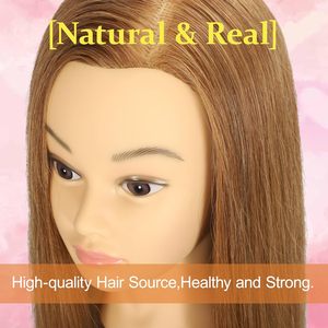 Tête <span class=keywords><strong>de</strong></span> Mannequin <span class=keywords><strong>de</strong></span> coiffeuse professionnelle <span class=keywords><strong>de</strong></span> vente directe d'usine avec cheveux raides pour pratiquer la coupe <span class=keywords><strong>de</strong></span> cheveux - Product Image 3