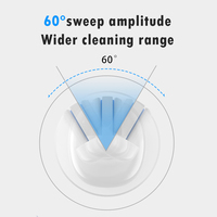 Nouvelle brosse à dents électrique ultrasonique sans fil intelligente à charge sans fil, mince, IPX7, blanchiment par vibration, balayage par choc, ABS
