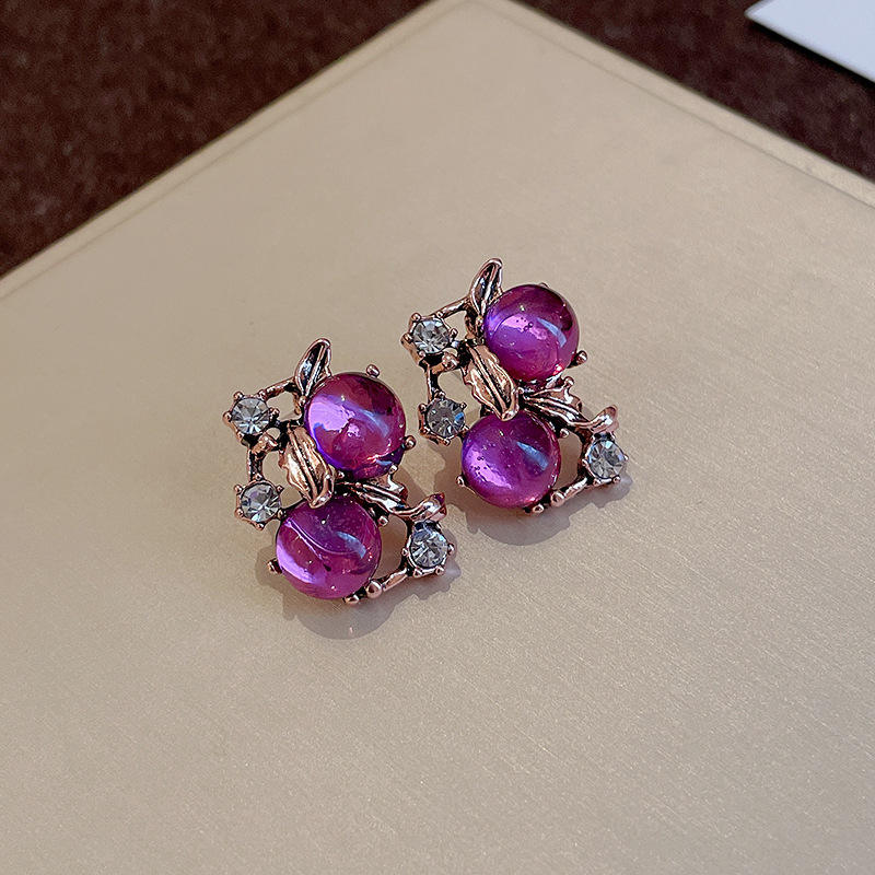 6 silver needle-gold-purple