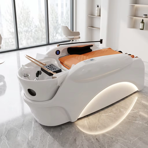 Moderna Cama de Lavado de Cabello KISEN para Spa Capilar, Silla de Masaje Multifuncional para Lavado de Cabello, Requiere Plomería, Sistema de Circulación de Agua, Confort - Product Image 1