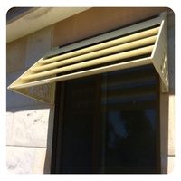 Volet pivotant en aluminium Fenêtre persienne colorée Volets Bahama Stores de fenêtre Toit persienne en aluminium