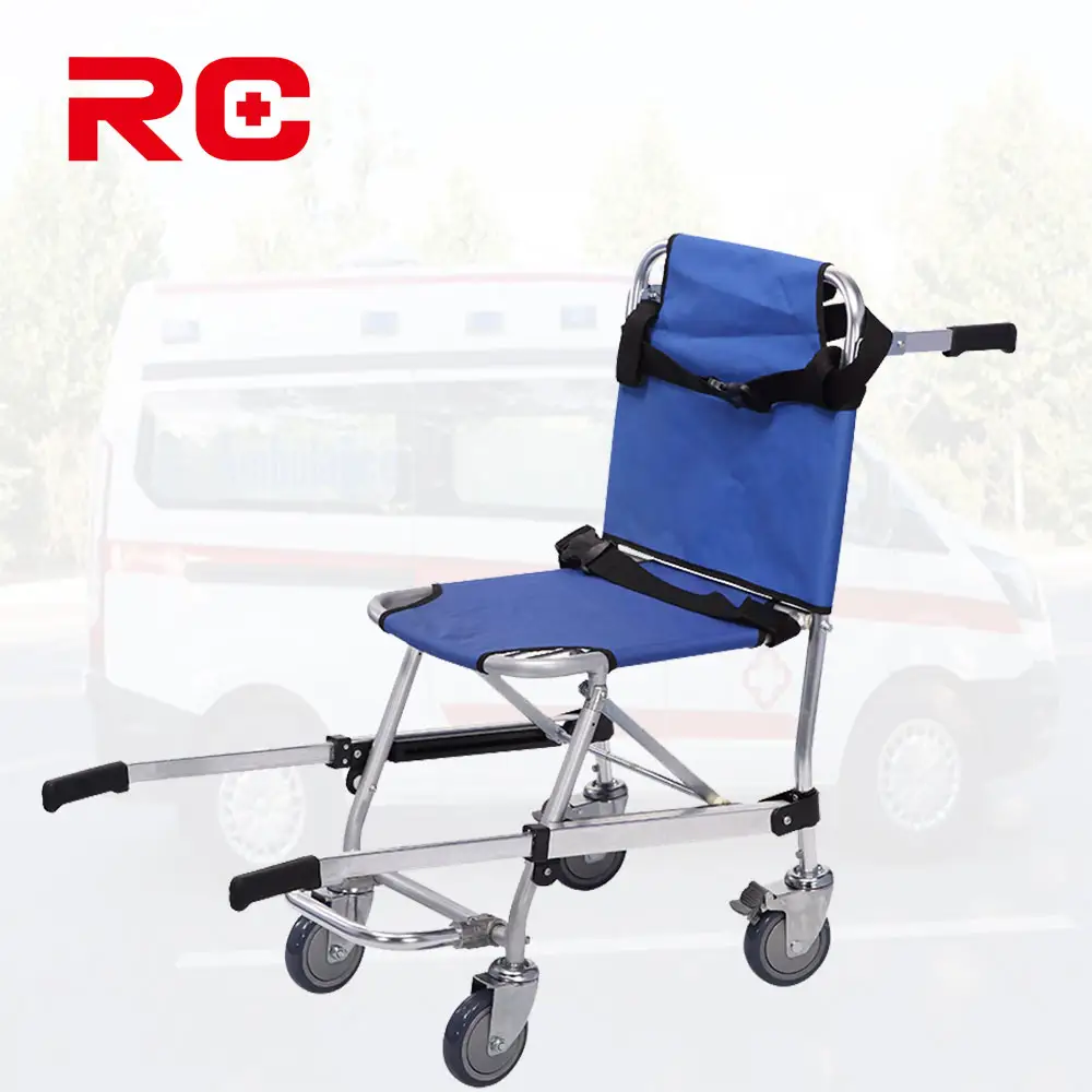 RC-D1 medico pronto soccorso in lega di alluminio ambulanza scala sedia a rotelle barella salire scale ascensore sedia barelle