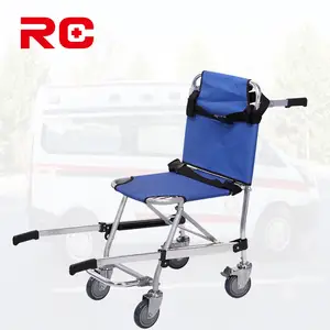 Camilla médica de primeros auxilios para silla de RC-D1, de aleación de aluminio, para escalera y silla de ruedas