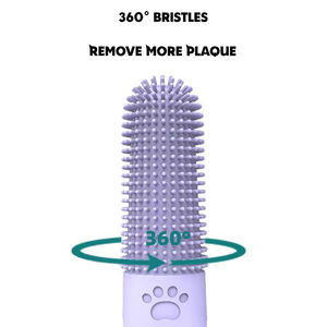 Silicone Pet Toothbrush Dog <b>Toy</b> Chew Pet Finger Toothbrush Silicone <b>Cat</b> Dog Toothbrush Dental Care Finger Cover - Product Image 2