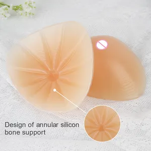 ONEFENG SB Mastectomy Breast Form Lightweight For Swimming Silicone Breast Prosthesis Match Post Surgery Bra With Pockets