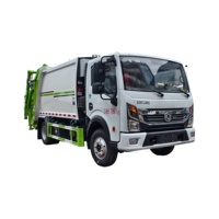 Camion à benne basculante ISU ZU 5m³, camion compacteur de déchets à crochet, vente directe d'usine
